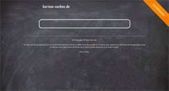 Desktop Screenshot of kuriose-sachen.de