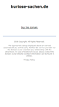 Mobile Screenshot of kuriose-sachen.de